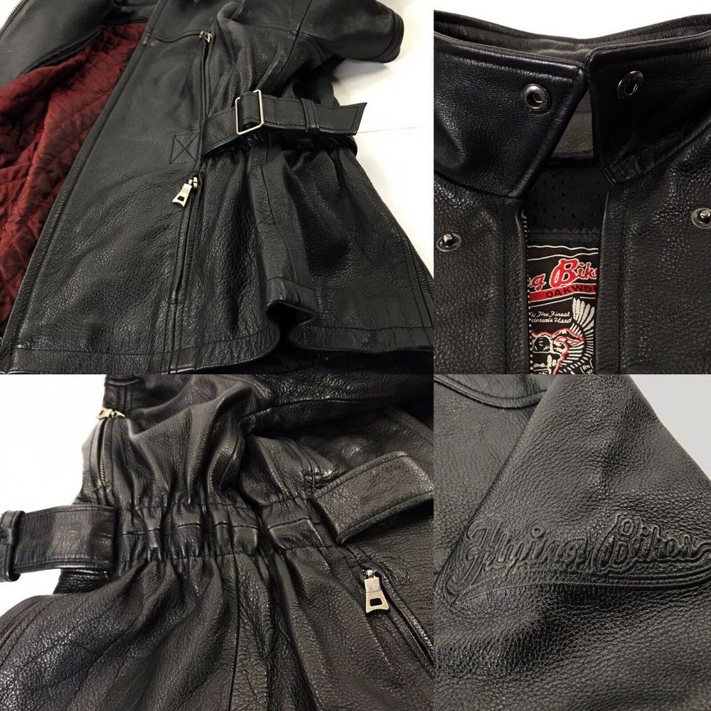 Flying Bikes Oakwood Women's Motorcycle Jacket - Picture 7 of 9